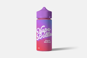 Vape Liquid Bottle Mockups