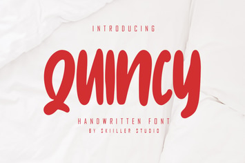 Quincy - Handwritten Font