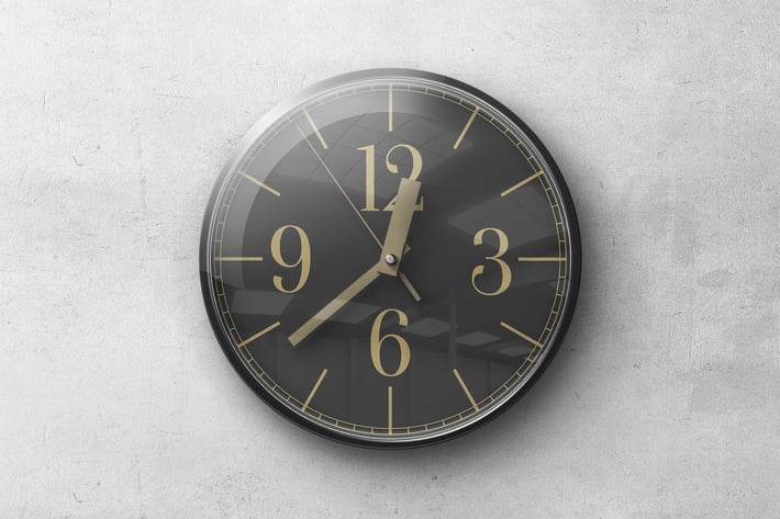 Wall Clock Mockup
