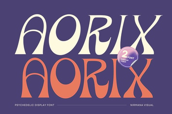 Aorix - Psychedelic Font