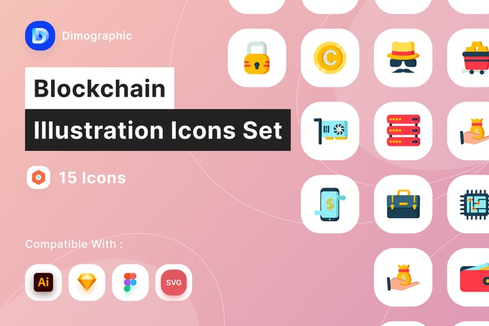 Blockchain Icon Pack