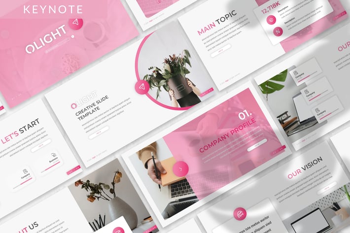 Olight - Business Keynote Template