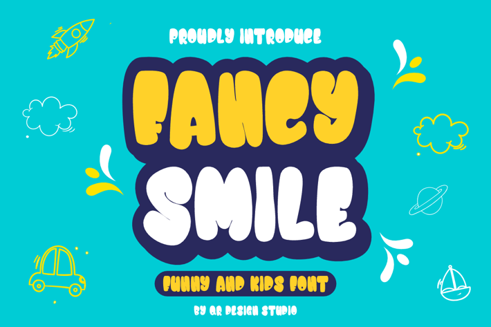 Fancy Smile - Cute Fonts