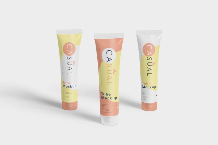 Tube Packaging Mockups