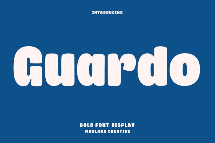 Guardo Display Font