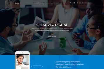 Rettic - Multipurpose PSD Template
