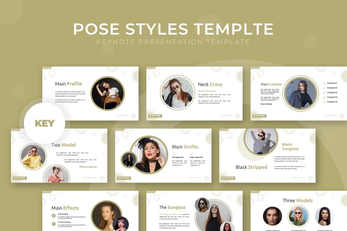 Pose Styles - Keynote Template
