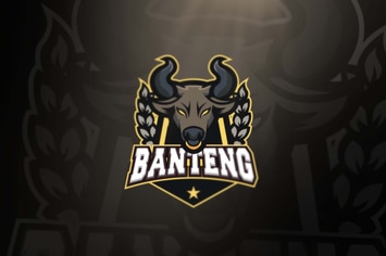 Banteng sport and esports logos