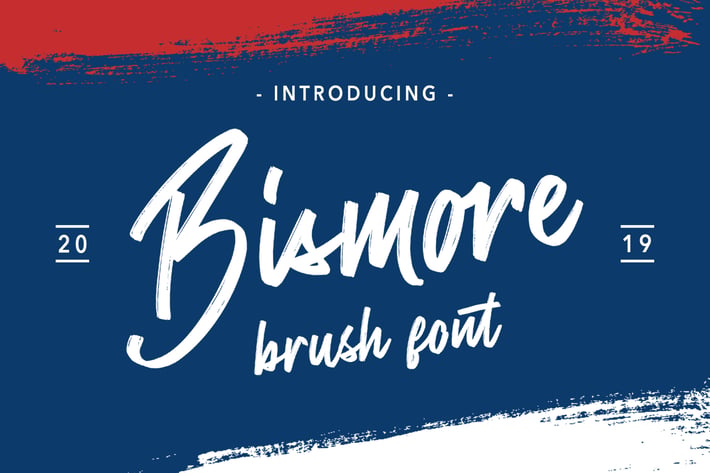 Bismore - Brush Font