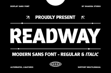 Readway - Modern Sans Font
