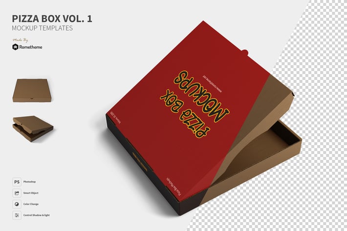 Pizza Box vol.01 - Mockup