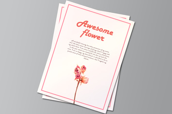 A4 Flyer/Poster - Mockup