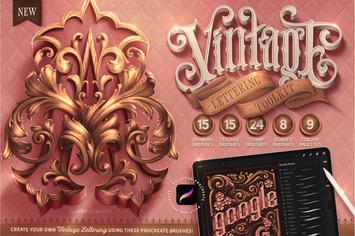 Vintage Lettering Toolkit