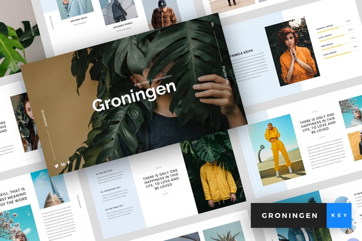 Groningen - Minimal Keynote Template