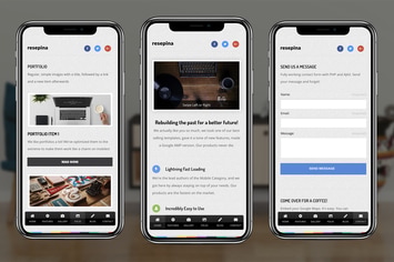 Resipina Mobile | Google AMP & Classic Mobile Site