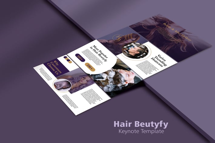 HAIR BEUTIFY - Keynote Templates
