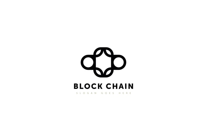 Block Chain Logo Template
