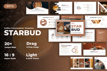 Starbud Coffee Presentation Template