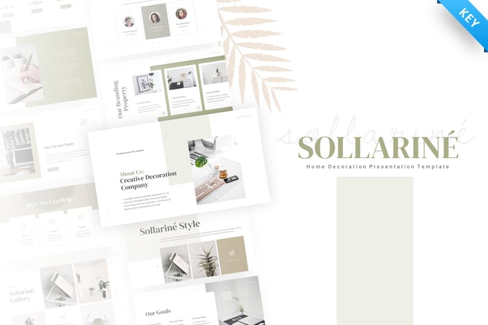 Sollarine Home Decoration Keynote Template