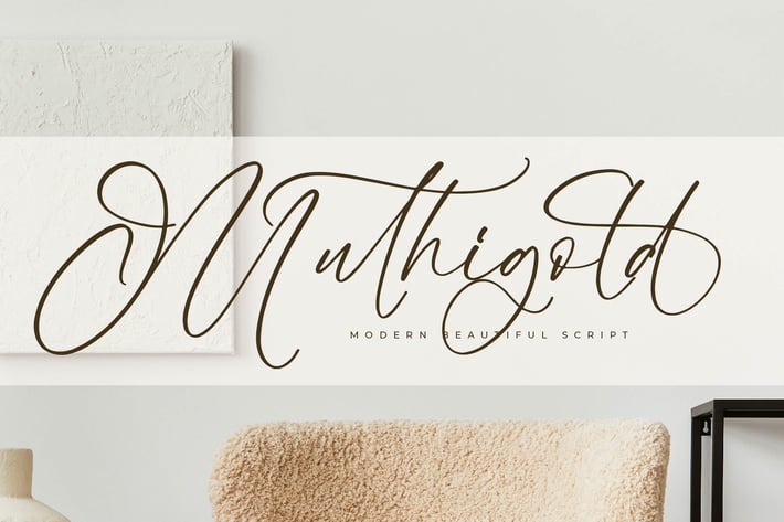 Muthigold Modern Script