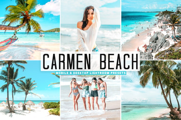 Carmen Beach Mobile & Desktop Lightroom Presets