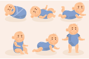 Baby Boy Illustration