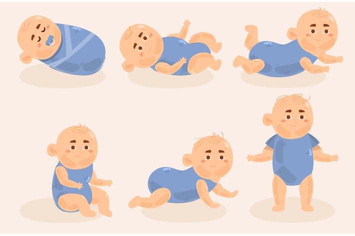 Baby Boy Illustration