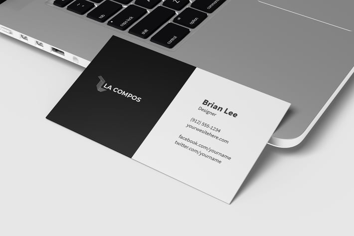 Minimalist Business Card Mockup V4