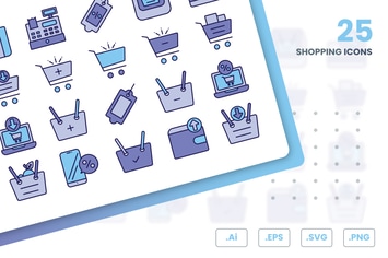 Shopping Icons Set