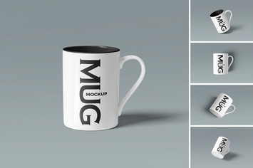 5 Mug Mockups