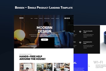 Bensen - Single Product Landing Template 