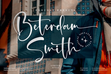 Beterdam Smith Signature Font