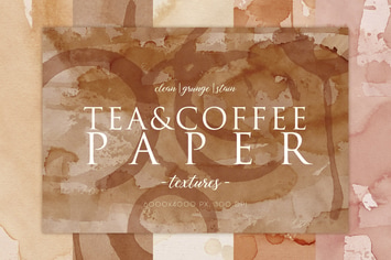 15 Coffee Stain Paper Textures