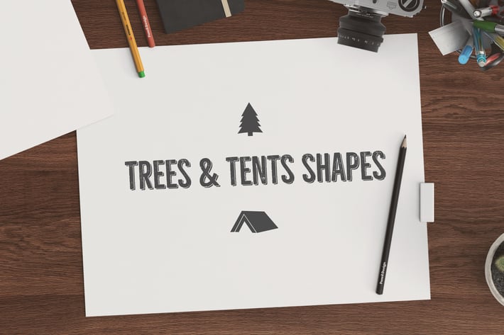 Trees & Tents Shapes
