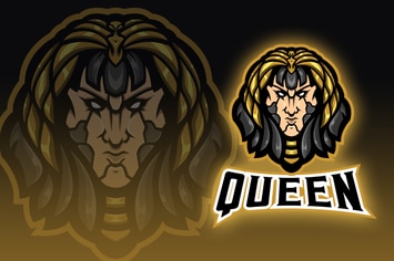 Ancient Queen Esport Logo Design