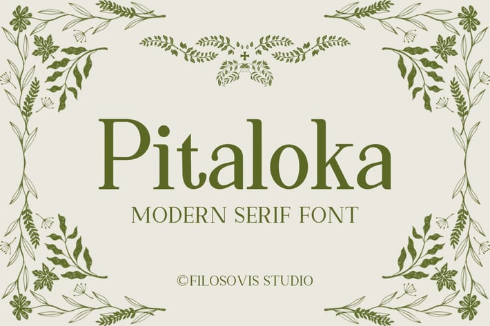 Pitaloka | Modern Serif Font