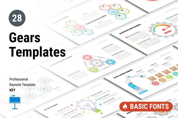 Gears Keynote Templates
