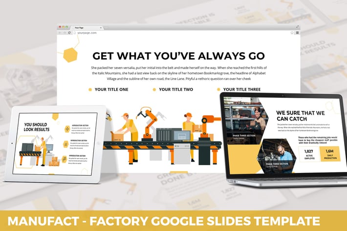 Manufact - Factory Google Slides Template