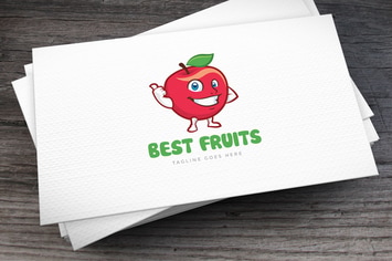 Best Fruits Logo Template