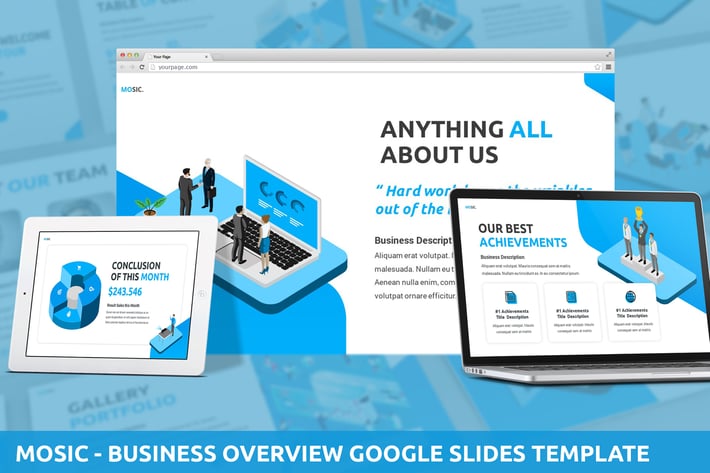 Mosic - Business Overview Google Slides Template