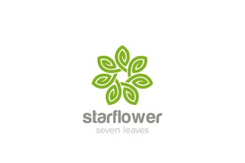 Logo Star Flower Looped Infinity