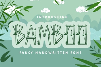 Bamboo | Fancy Handwritten Font