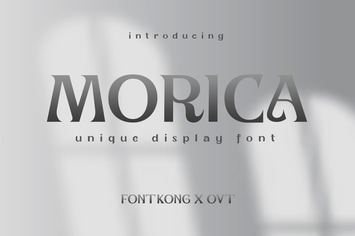 Morica - Unique Display Font