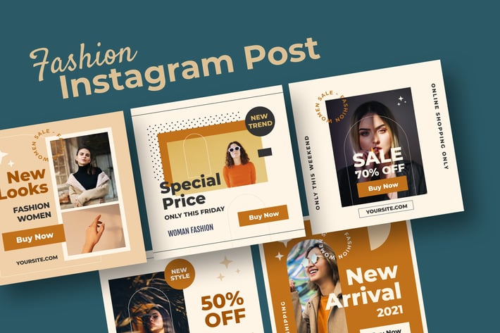 Modern Aesthetic Fashion Social Media Post
