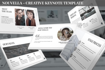 Nouvella - Creative Keynote Template