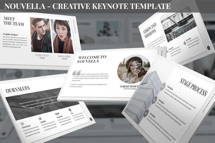 Nouvella - Creative Keynote Template