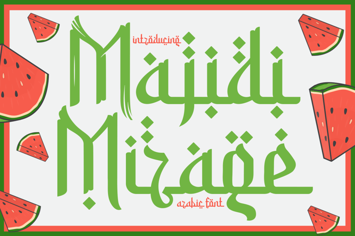 Majidi Mirage - Arabic Font