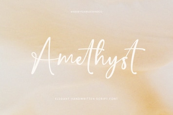 Amethyst Handwritten Script Font
