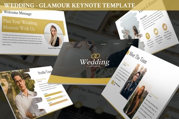 Wedding - Glamour Keynote Template
