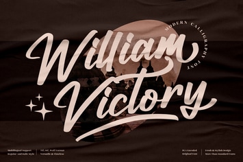 William Victory Calligraphy Font